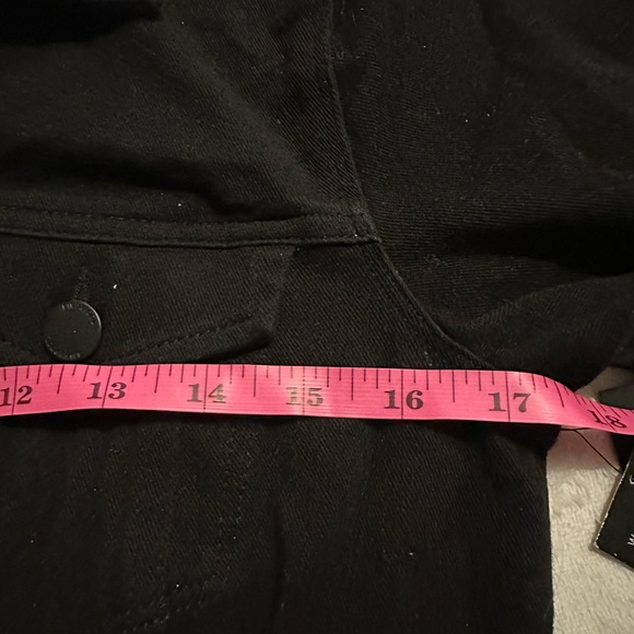NWT Jacket LIVERPOOL LOS ANGELES Women’s  Black Rise Denim Trucker Soft - Picture 9 of 15